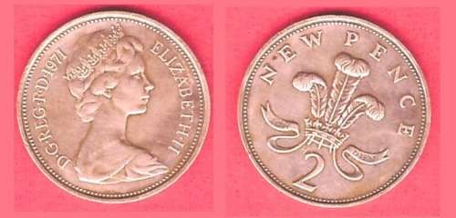 Great Britain 2 Pence 1971
