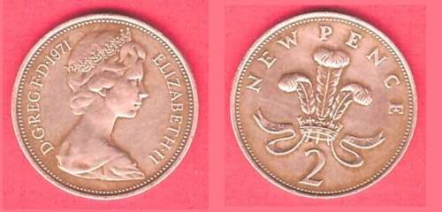 Great Britain 2 Pence 1971