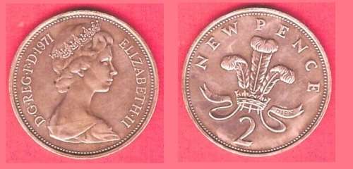 Great Britain 2 Pence 1971