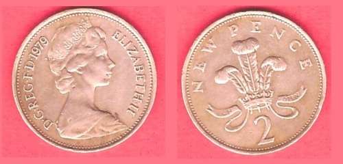 Great Britain 2 Pence 1979