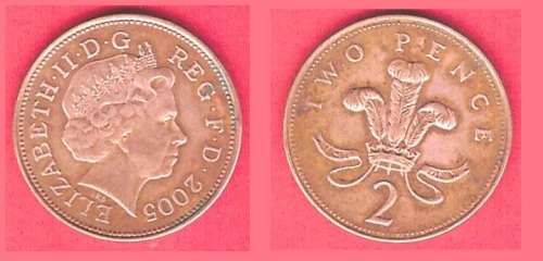 Great Britain 2 Pence, 2005