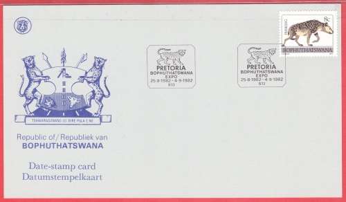 Bophuthatswana Date-stamp card S13