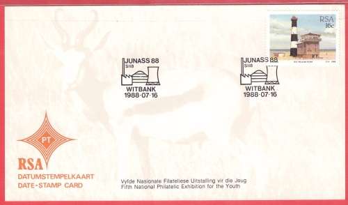 South Africa Date-stamp card S118