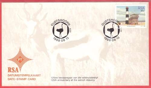 South Africa Date-stamp card S120