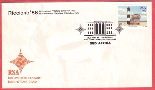 South Africa Date-stamp card S120.1
