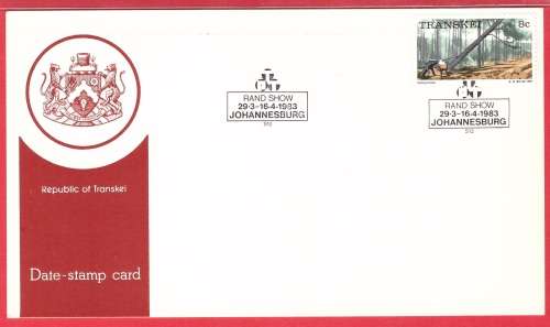 Transkei Date-stamp card S12