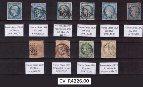 France - Céres and Emperor Napoléon III CV R4226  (scarce)