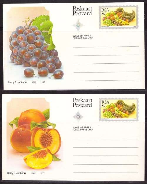 South Africa 10 Fruit Postcards (Unused) 5 Scans Lovely Items