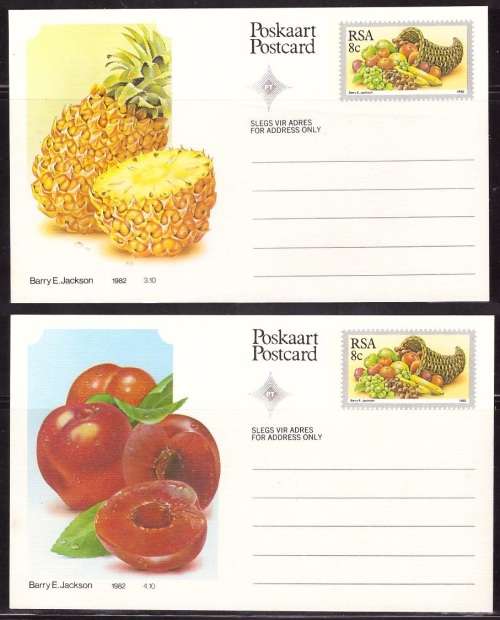 South Africa 10 Fruit Postcards (Unused) 5 Scans Lovely Items