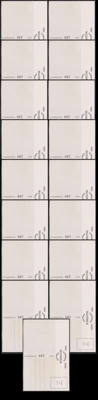 Bophuthatswana MaxiSilk Cards Only 500 sets Printed (17 Cards)