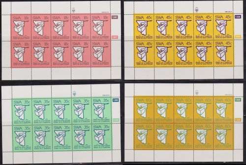 SWA Elections of November 1 1989 UMM Sheet Set CV R800+