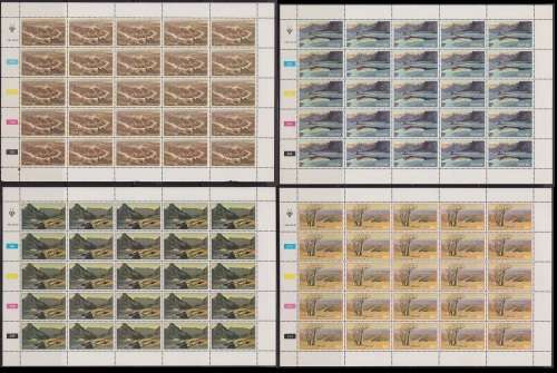 SWA UMM Full Sheet Set of Tourism - Fish River Canyon 1981