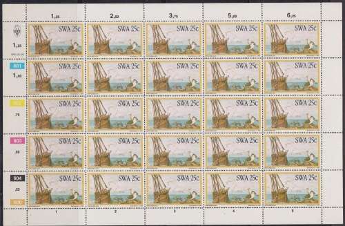 SWA UMM Full Sheet Set of Bartholomeo Diaz 1982