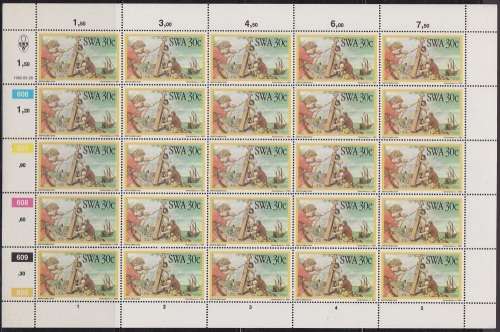 SWA UMM Full Sheet Set of Bartholomeo Diaz 1982