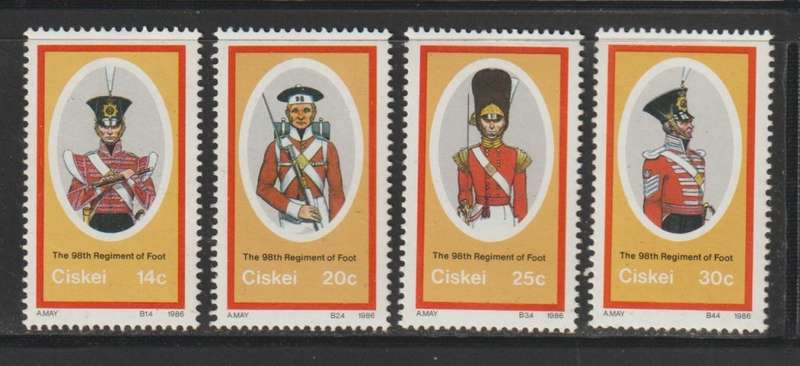 Ciskei Military Uniforms of the 98th Foot Regiment 1986 CV R60+