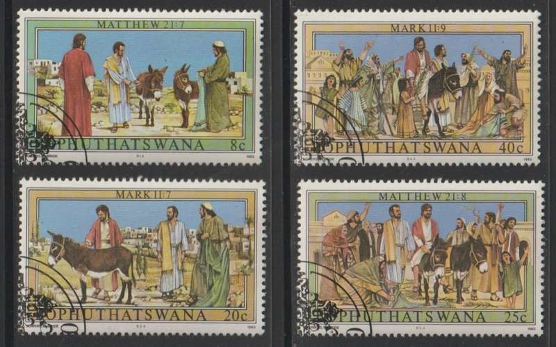 Bophuthatswana Easter Palm Sunday 1983 CV R40+