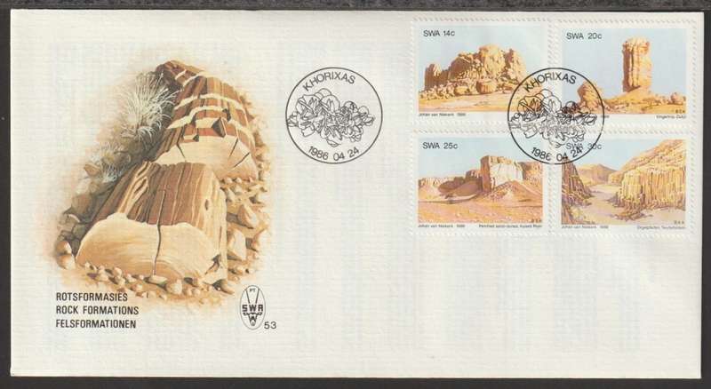 SWA-FDC NO 53 Rock Formations 1986
