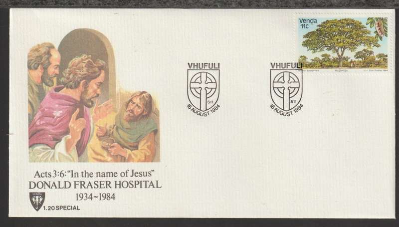Venda FDC No 1.20 Special Donald Fraser Hospital