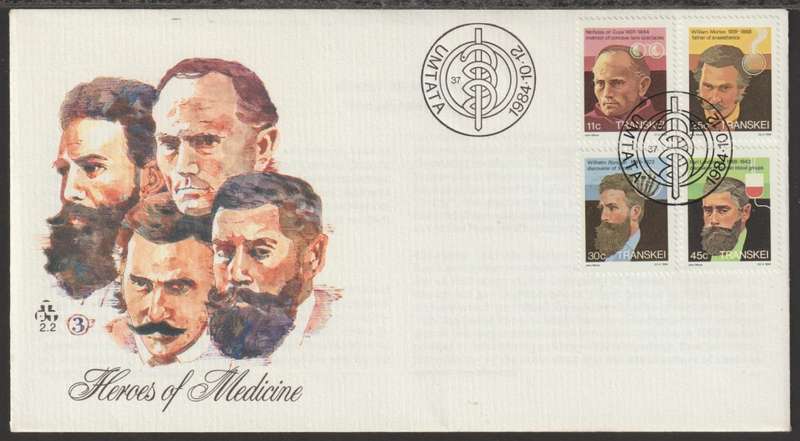 Transkei FDC No 2.2 Famous People of Medicine 1984