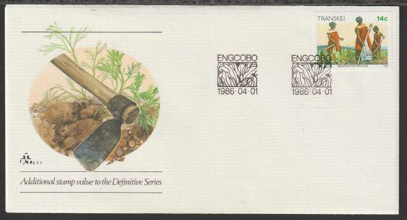 Transkei FDC No 2.7.1 Xhosa Culture 1986