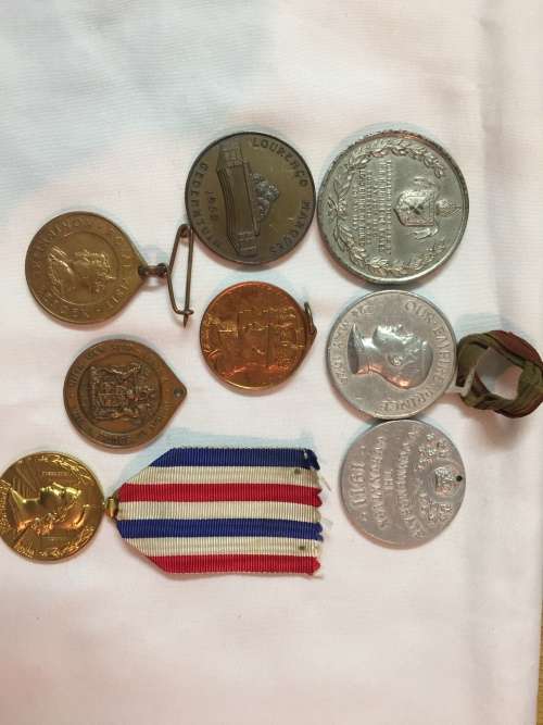 Collection of Various medals and  Medallions