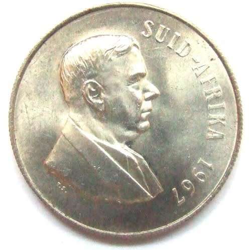 1967 afrikaans and english R1 bid per coin for both