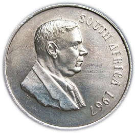 1967 afrikaans and english R1 bid per coin for both