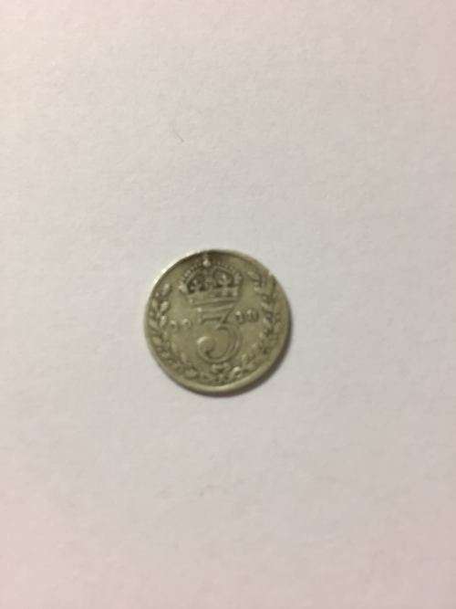 KGV-SILVER COIN-3d 1918