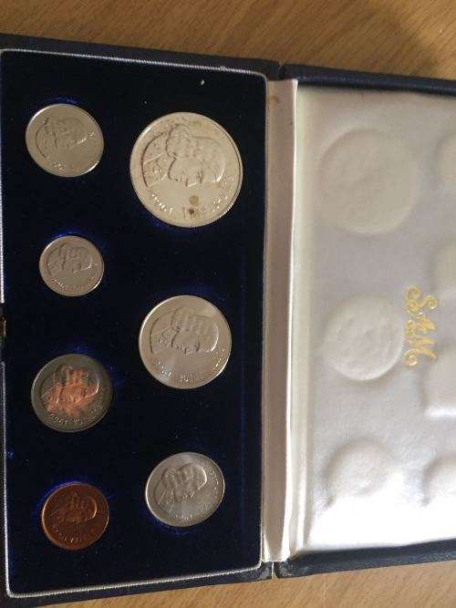 1966 S.A PROOF SET IN BLUE SAM CASE VERY CLEAN
