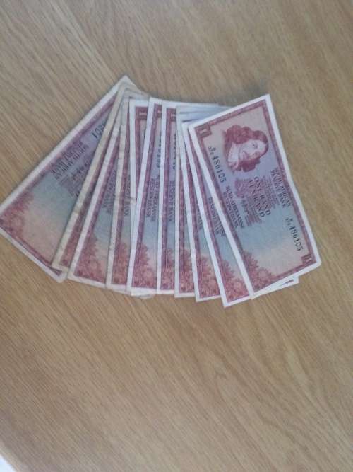 T.W DE JONGH R1 NOTES X10 BID PER NOTE