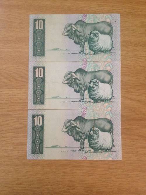PERFECT T.W. DE JONGH R10 NOTES BID PER NOTE