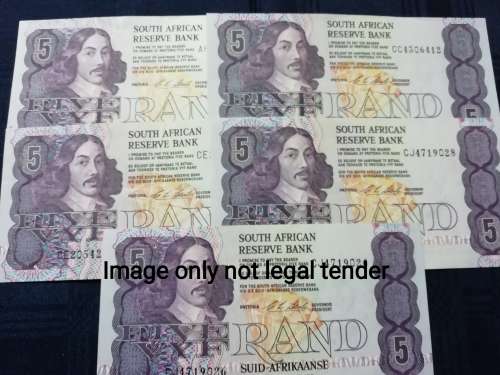UNC CL STALS R5 NOTES IN GREAT CONDITION BID PER NOTE