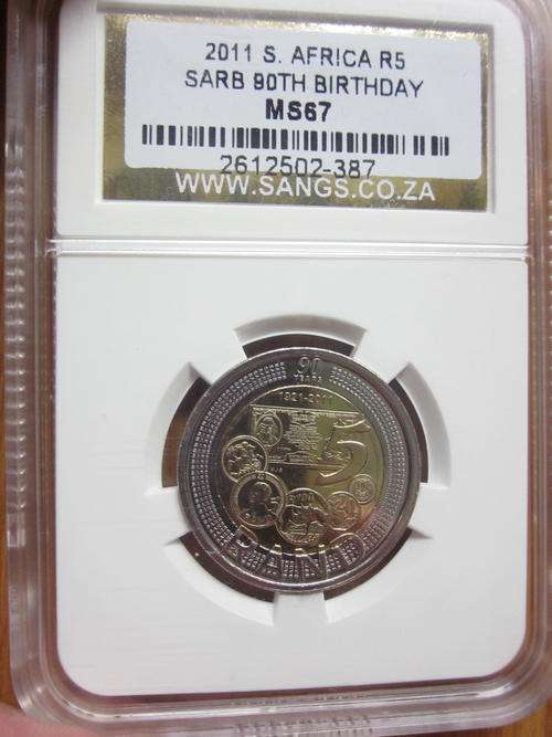 SARB 90TH BIRTHDAY SANGS MS 67  POSTAGE R45