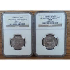 **COMBO** 1994 INAUGURATION** MS64 AND MS65 NGC GRADED**BUILDINGS SHOWING FRONT!!