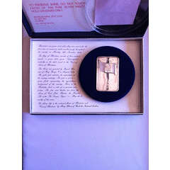 SPEED SERVICE R85\ 60,74g of.999 silver"RHODESIA 11/11/1968-1/9/1979--Raising of the Flag Me