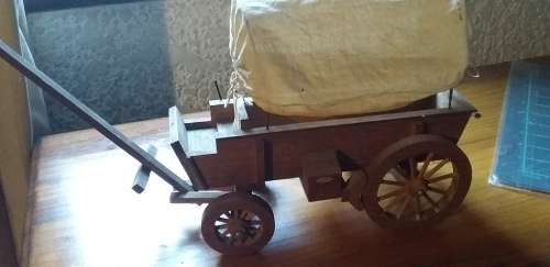 Wooden Ox Wagon Model