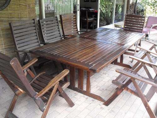 Patio table and chairs
