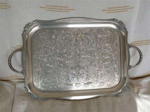 Beautiful Large Sheffield Alpha-Plate Butler's, Drinks or Tea Tray