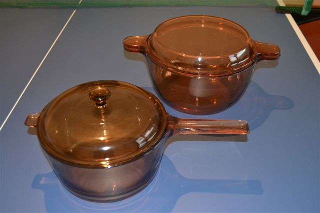 Vision Corning (France) Glass Casserole Cooking Pots