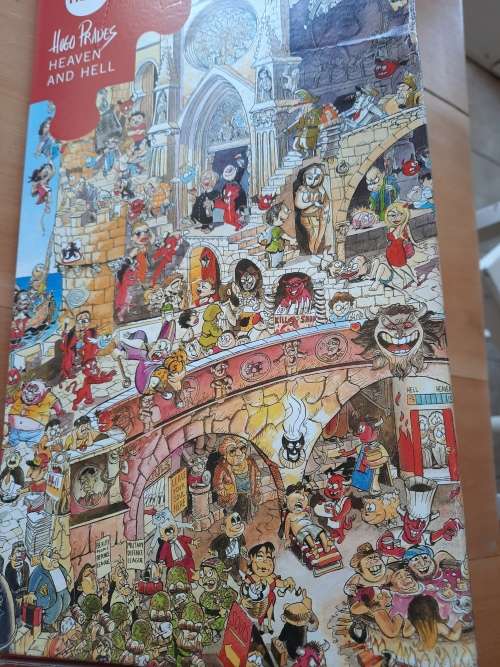 Heye `Heaven and Hell` 1 500 piece puzzle. Rare