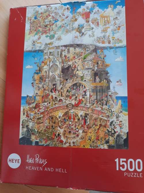 Heye `Heaven and Hell` 1 500 piece puzzle. Rare