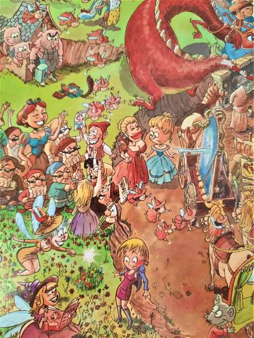 Heye `Fairy Tales` 1 500 piece puzzle by artist Hugo Prades