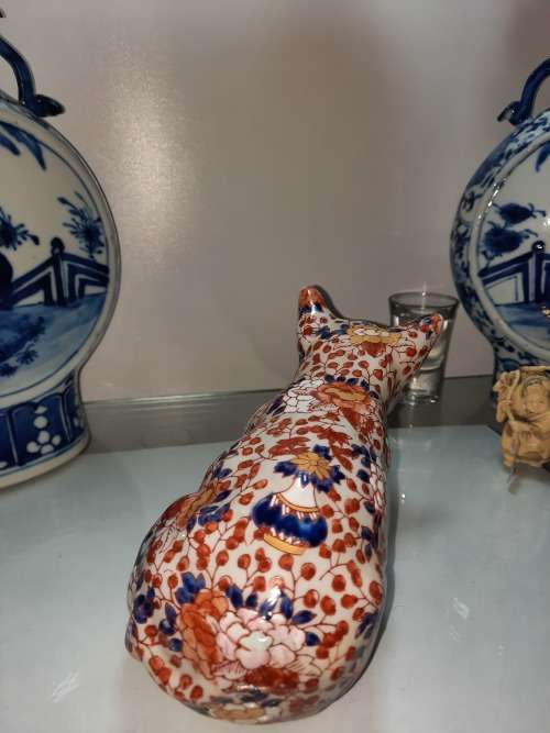 Vintage Imari Porcelain Pigs x 2