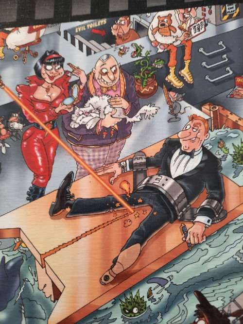 Wasgij Mystery Puzzle 13 `A Purrrfect Escape` 1 000 piece jigsaw puzzle