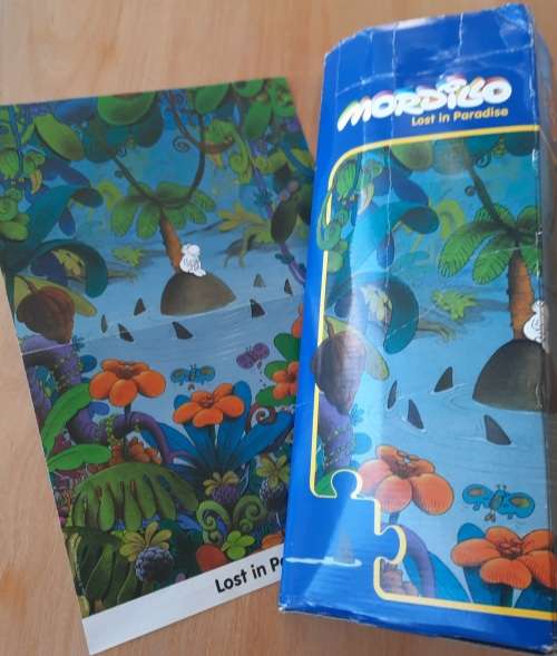 Heye `Lost in Paradise` 1 000 piece jigsaw puzzle by artist Mordillo