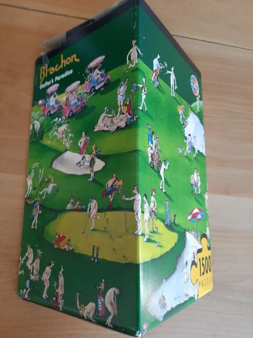 Heye Golfers Paradise 1 500 piece puzzle by artist Blachon, adult puzzle
