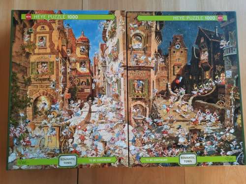 Heye Romantic Town - Two Puzzles