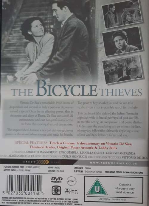 The Bicycle Thieves - DVD - Classical Cinema