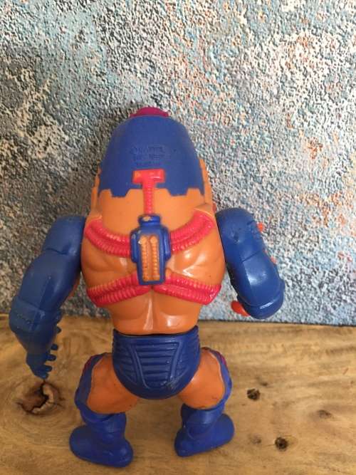 1982 Original Man-E-Faces Complete With Laser gun Motu Masters Of The Universe