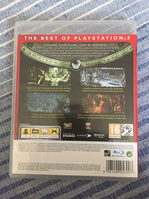 Tomb Raider Underworld Playstation 3 game